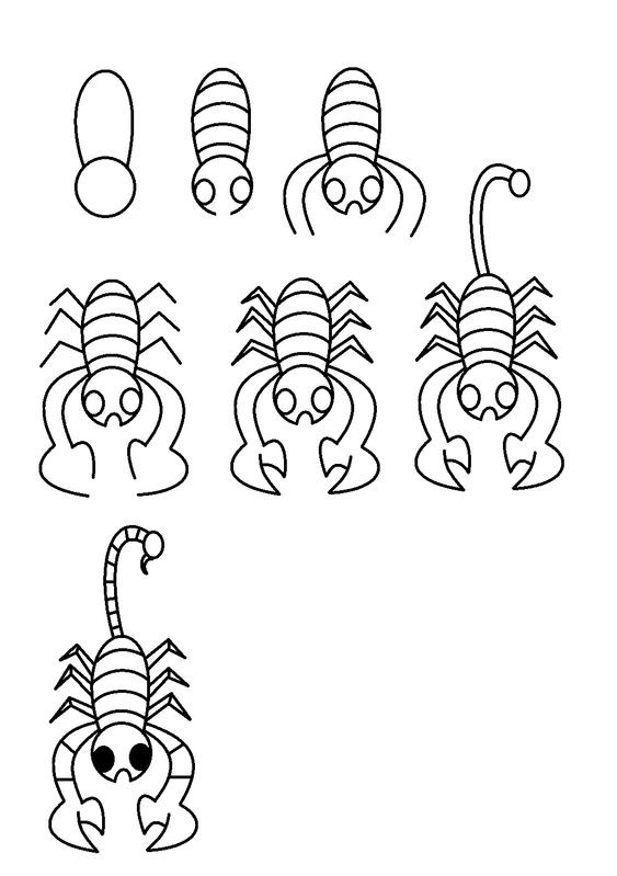 Idée Skorpioni (16) dessin