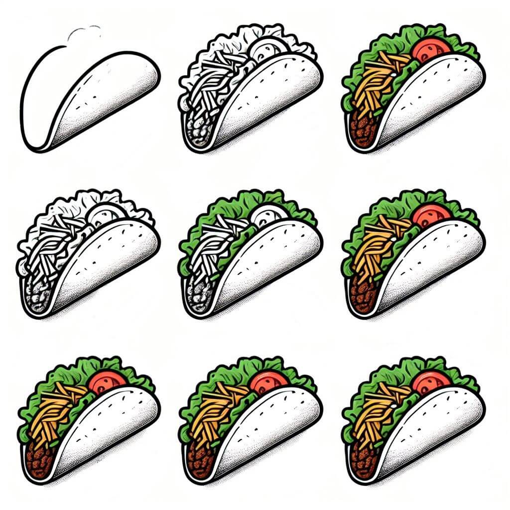 Tacos dessin