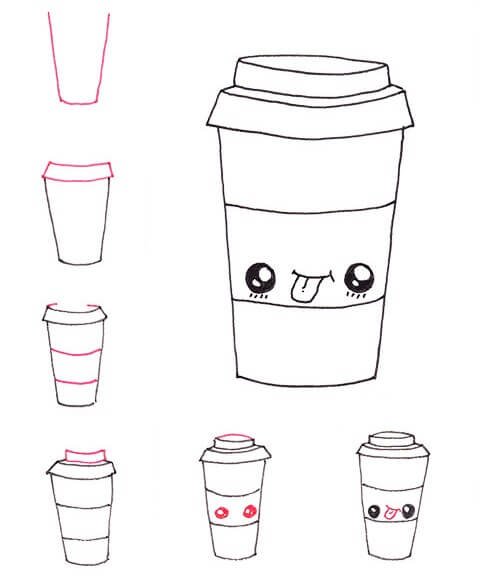 Jolie tasse de café (2) dessin