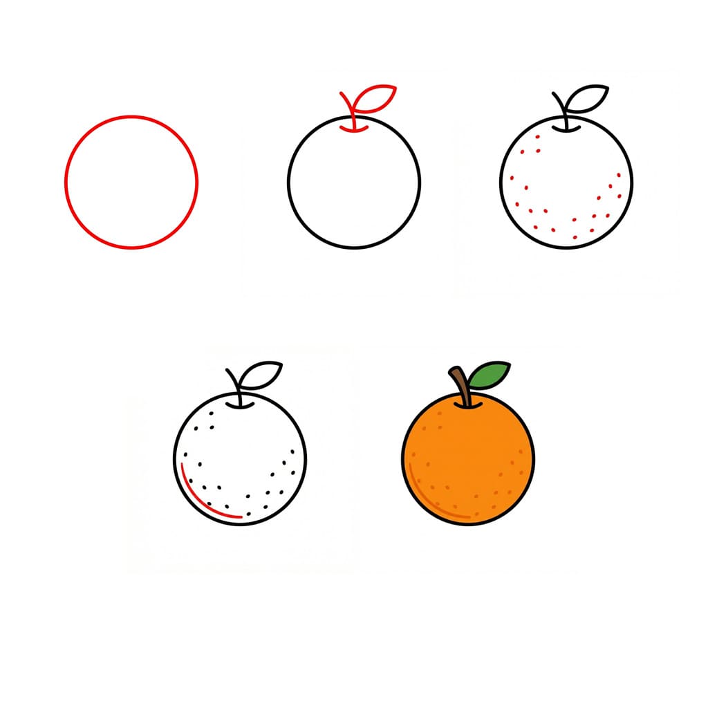 Orange gratuite dessin