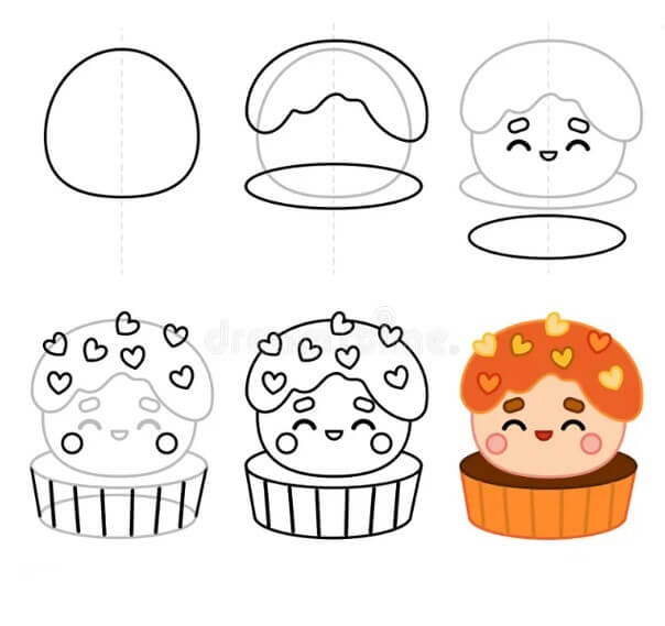 Petits gâteaux mignons (1) dessin