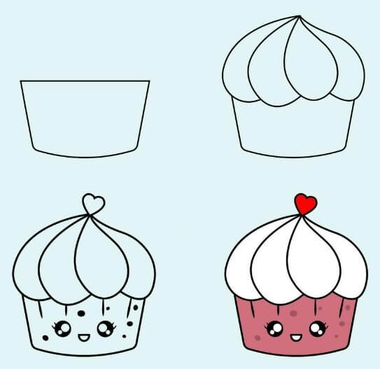 Petits gâteaux mignons (2) dessin