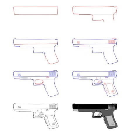 Pistolet (2) dessin