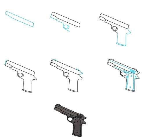 Pistolet (3) dessin