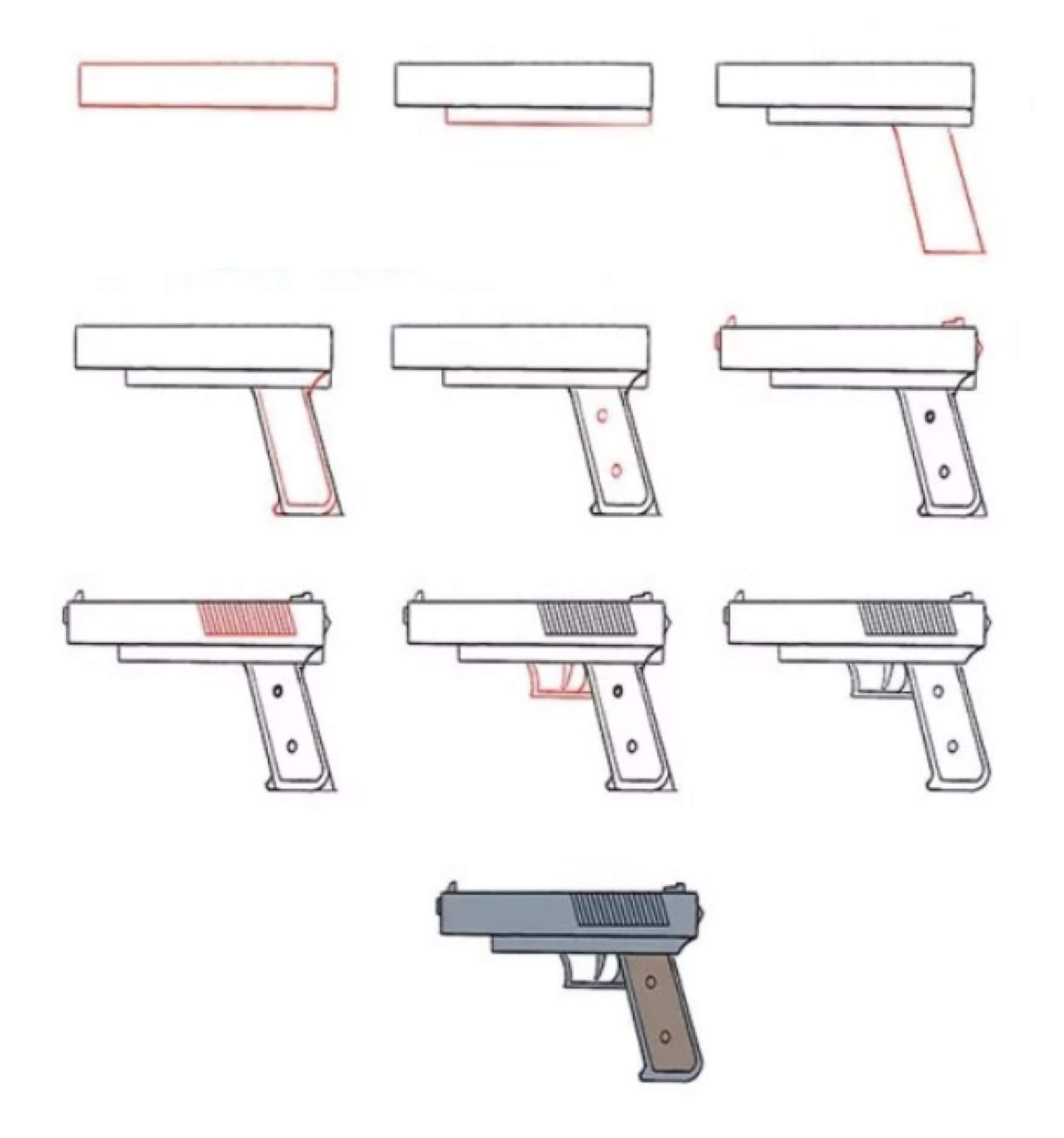 Pistolet (4) dessin