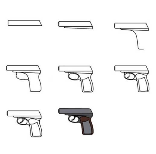 Pistolet (6) dessin