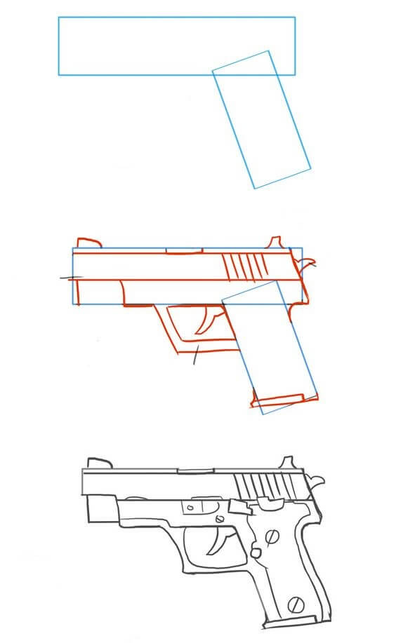 Pistolet (8) dessin