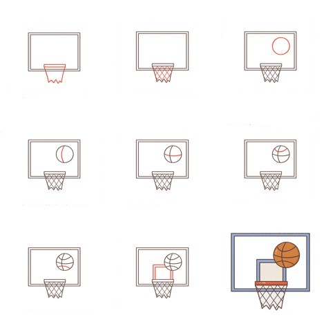 Basket-ball dessin