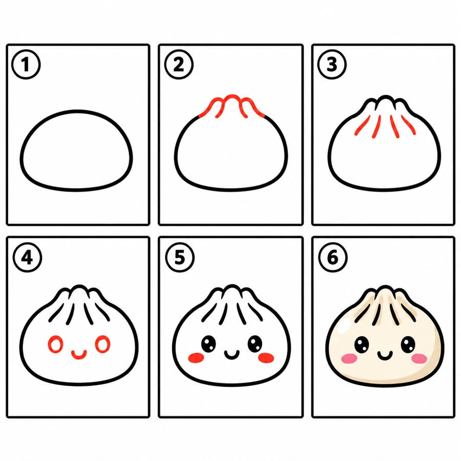 Ravioli doré dessin