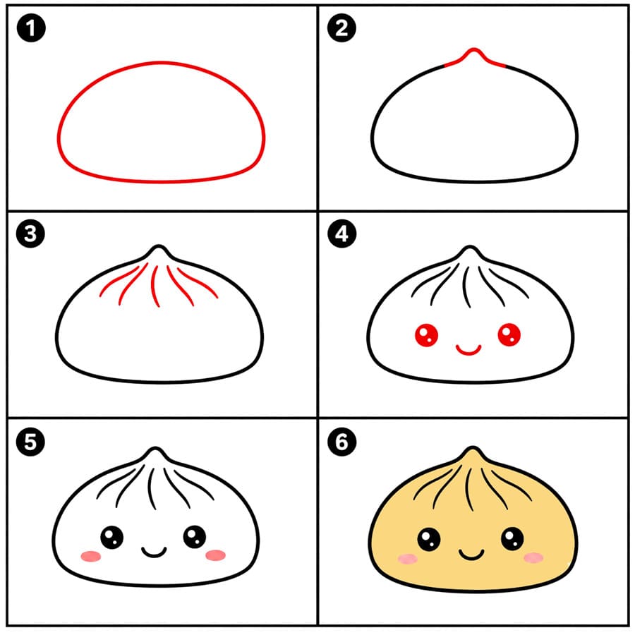 Ravioli simple dessin