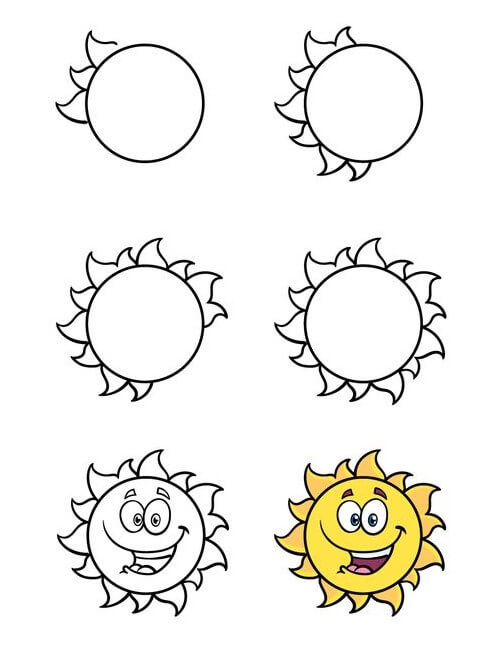 Sourire du soleil (1) dessin