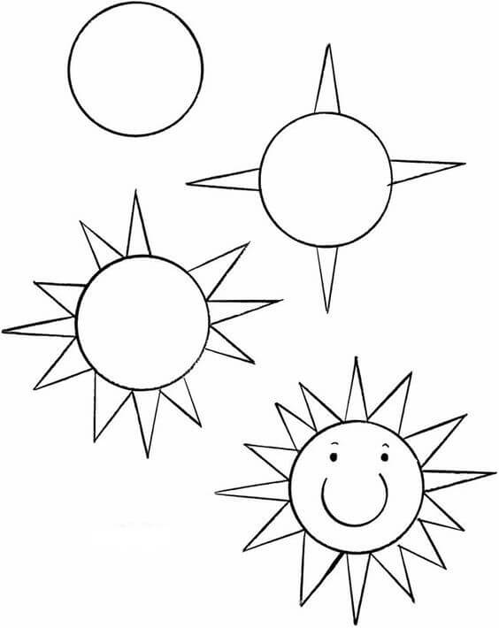 Sourire du soleil (10) dessin