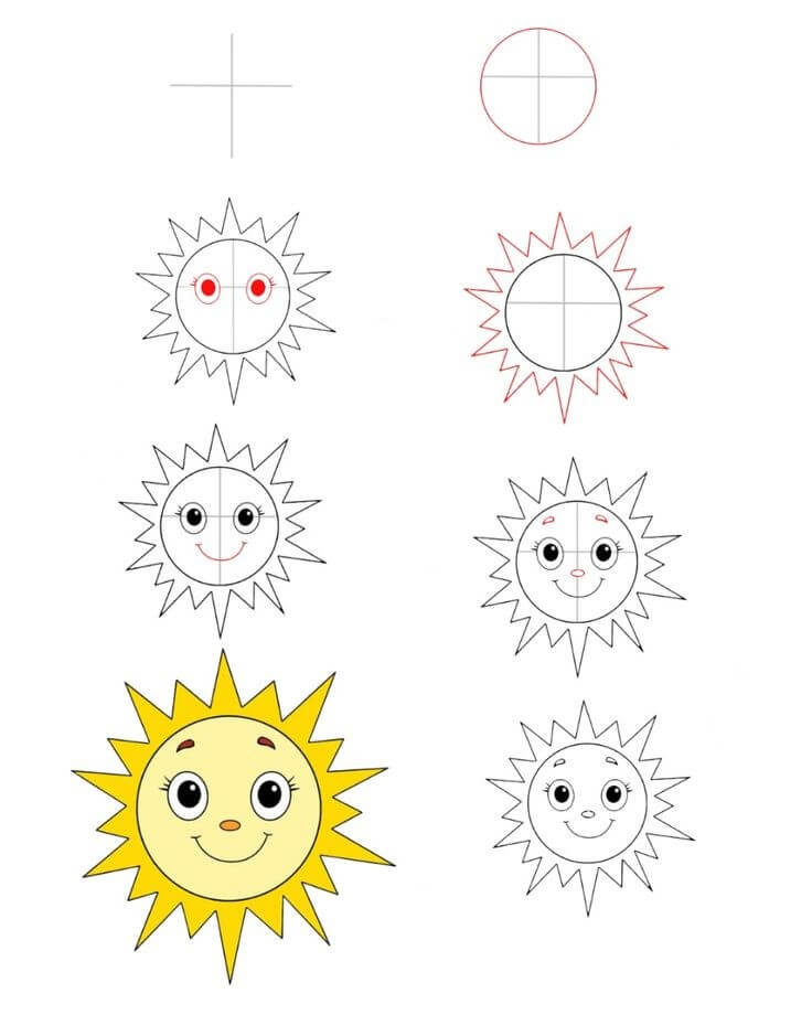 Sourire du soleil (5) dessin