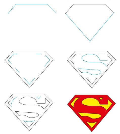 Superman logo dessin
