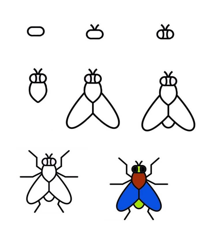 Une idée de mouche (2) dessin
