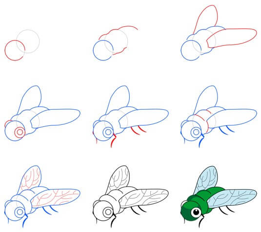 Une idée de mouche (6) dessin