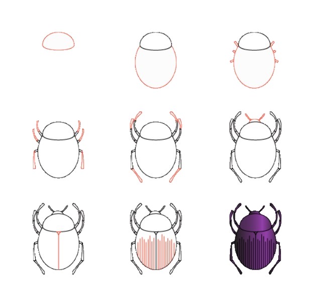 Une idée de scarabée (12) dessin