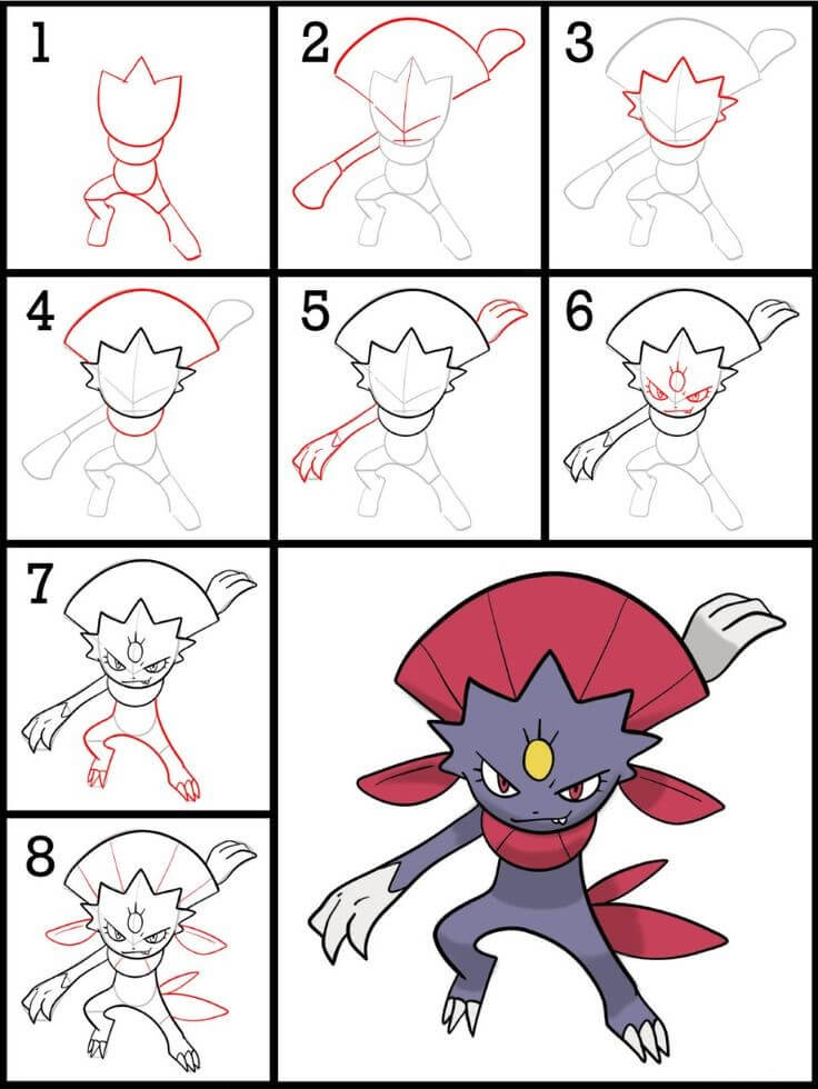 Weavile dessin