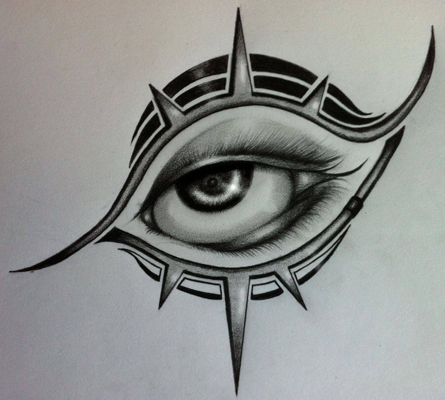 Yeux chicanos (10) dessin