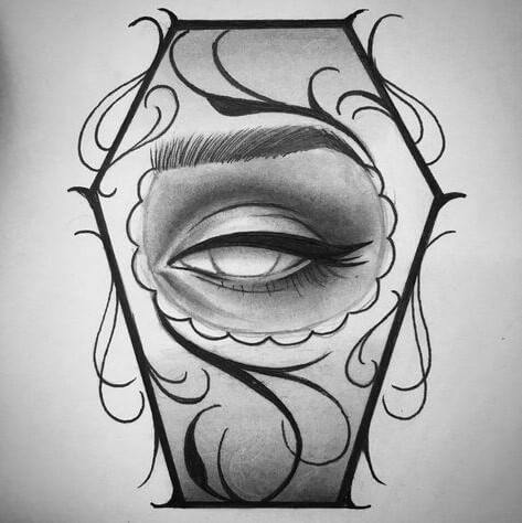 Yeux chicanos (7) dessin