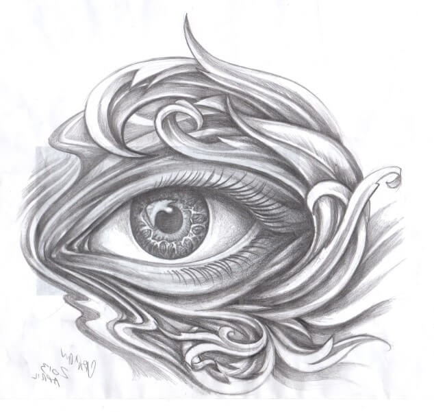 Yeux chicanos (9) dessin