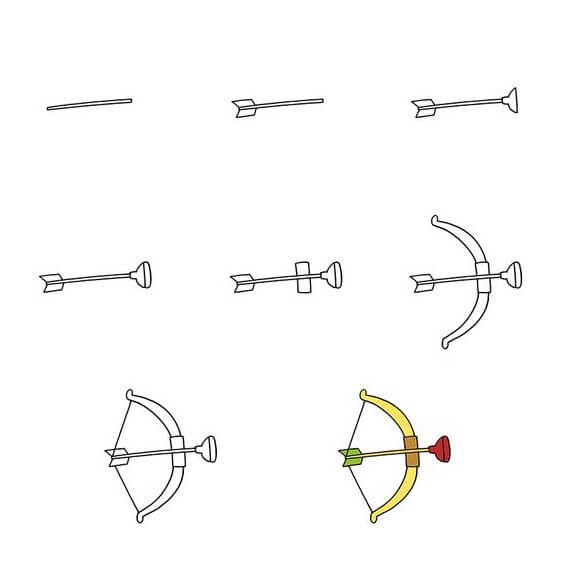 Arc et flèche (1) dessin