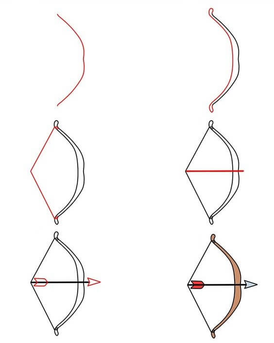 Arc et flèche (5) dessin