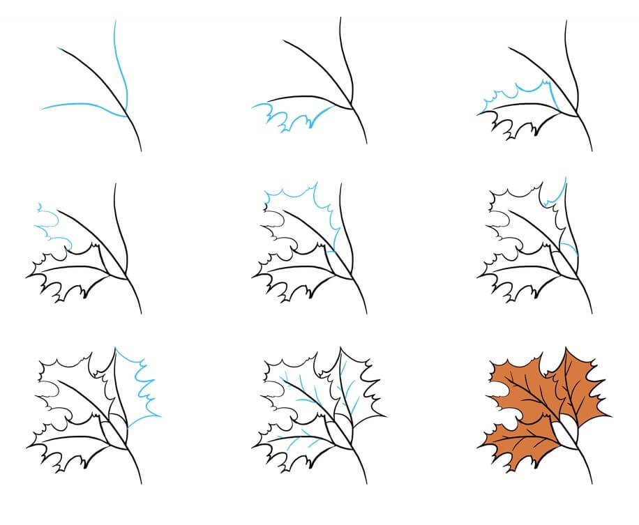 Autumn leaves (11) dessin