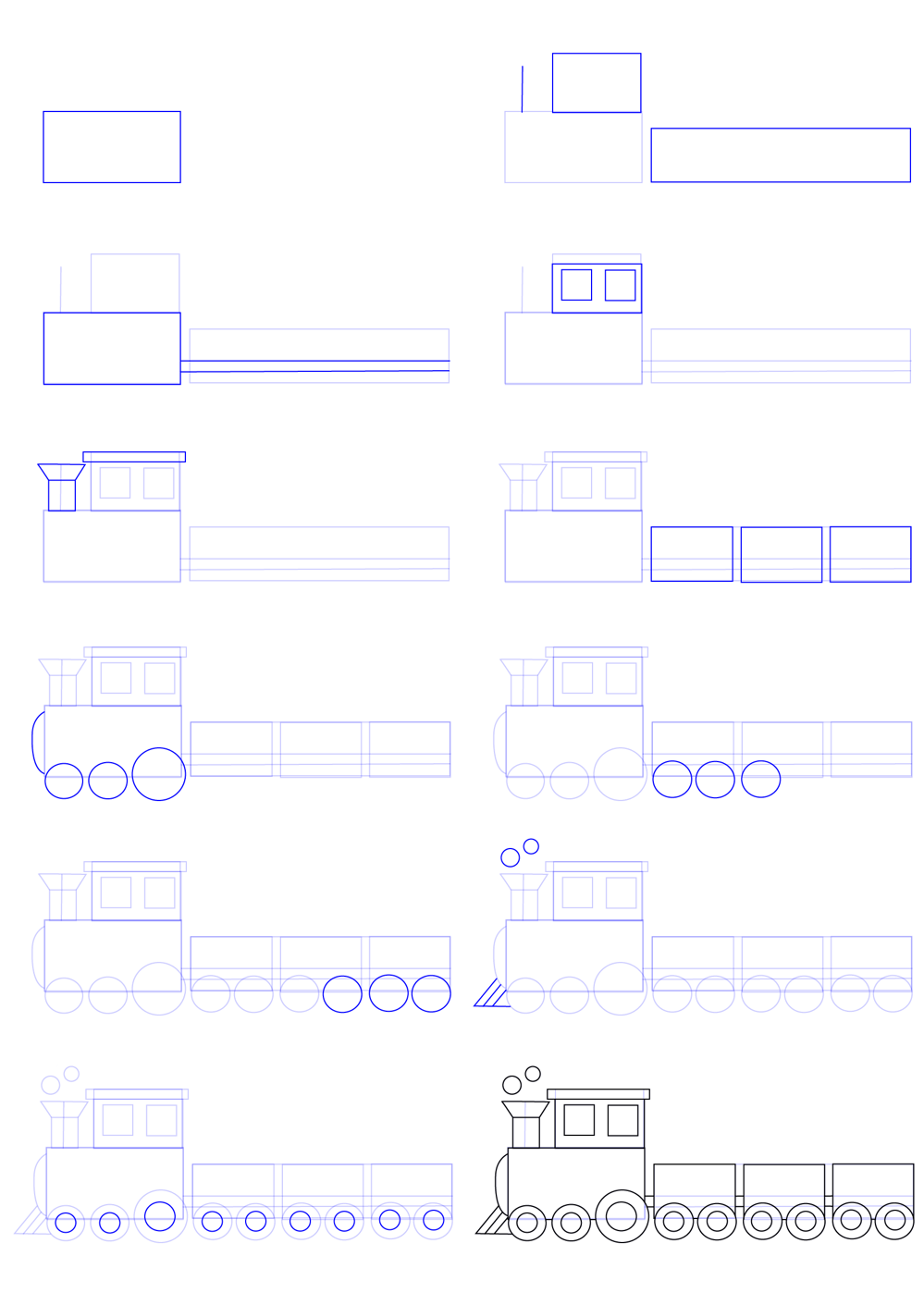 Étapes simples pour dessiner un navire (1) dessin