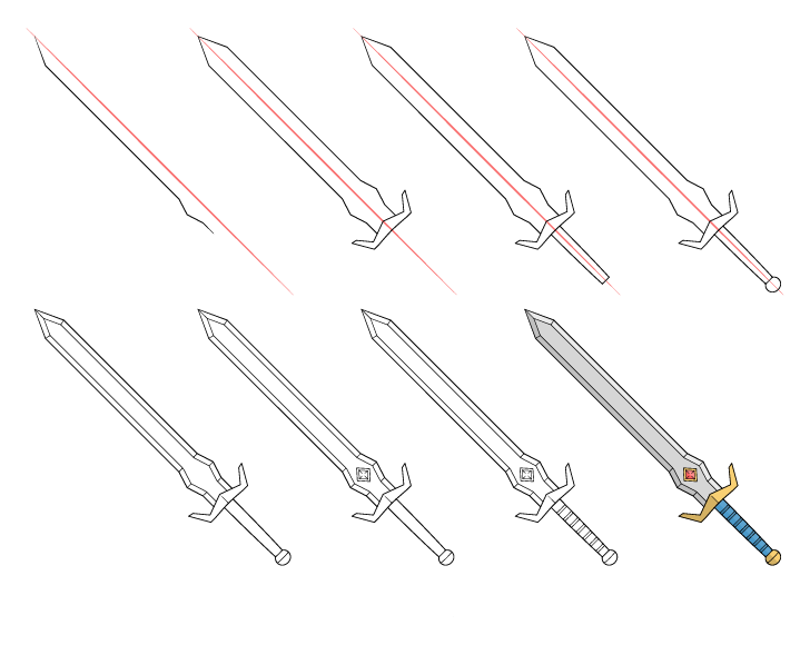 Grande épée (2) dessin