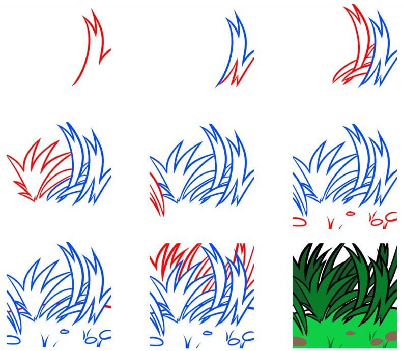 Herbe (9) dessin