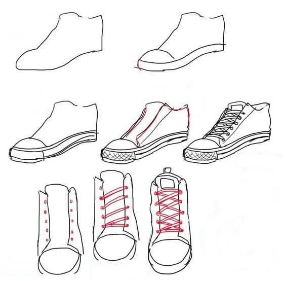 Idée chaussures (10) dessin