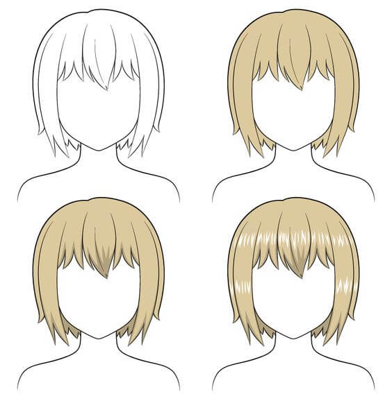 Idée cheveux (9) dessin