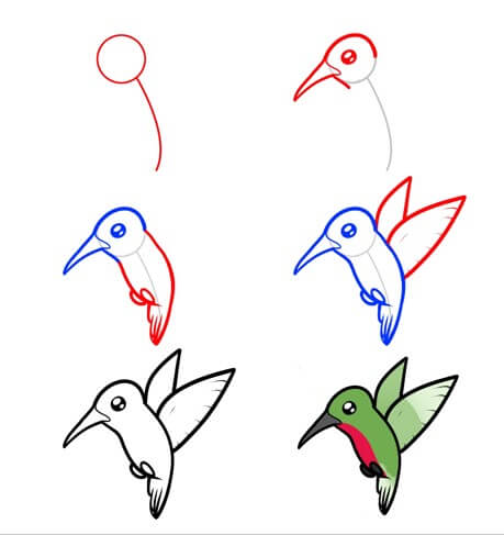 Idée colibri (15) dessin