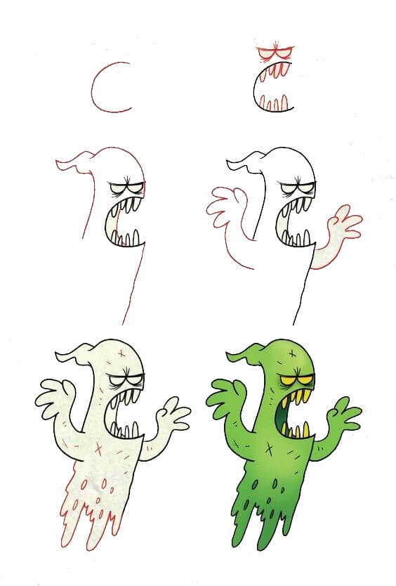 Idée de monstres (35) dessin