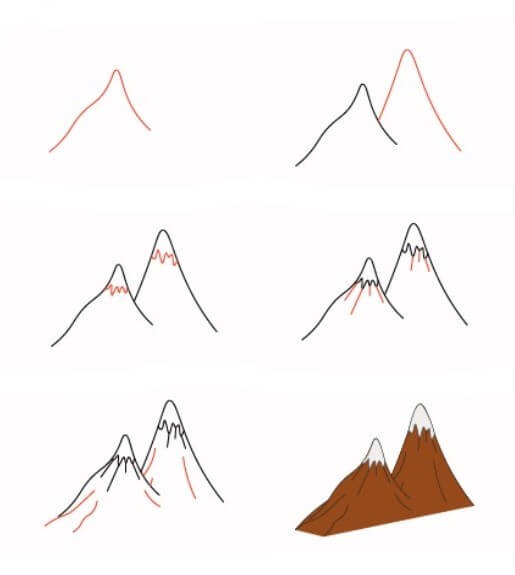 Idée de montagnes (20) dessin