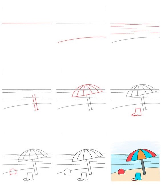 Idée de plage (19) dessin