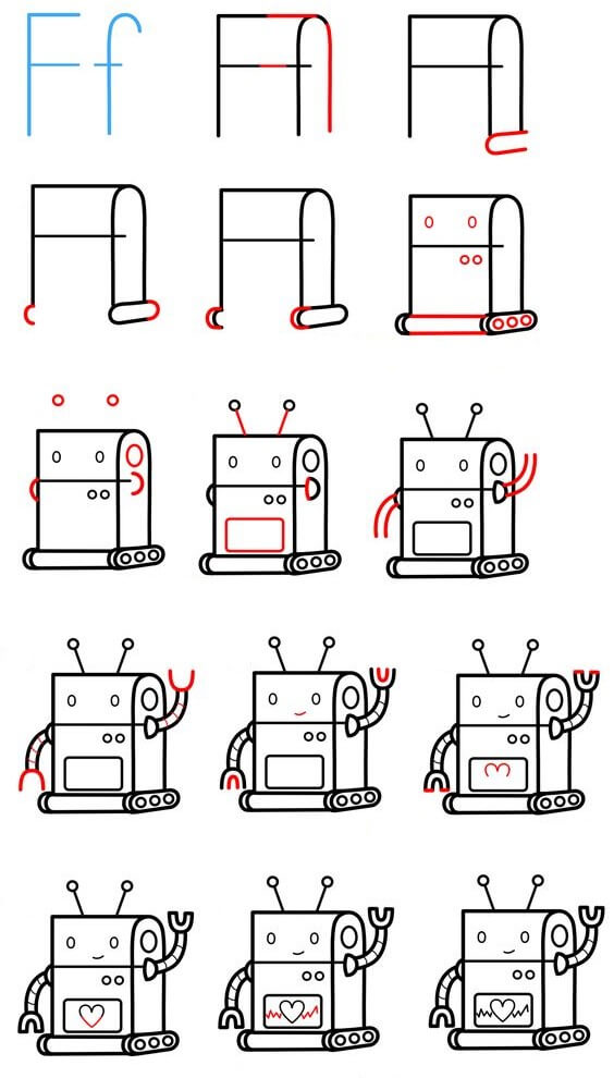 Idée de robot (17) dessin