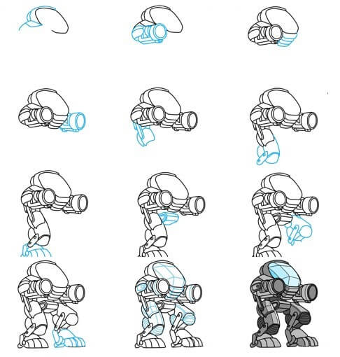 Idée de robot (38) dessin