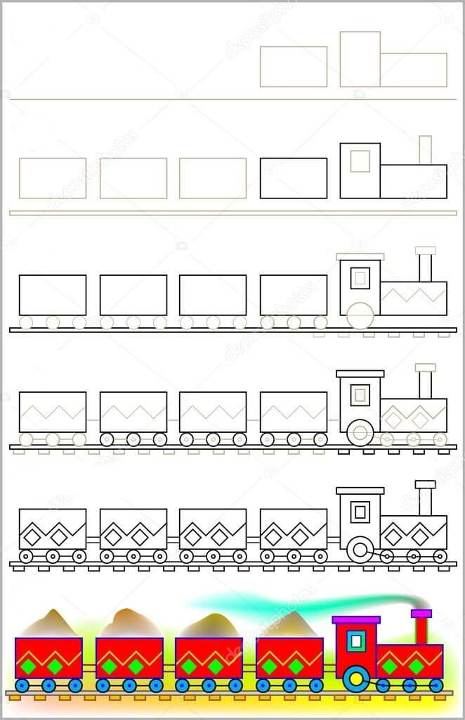 Idée de train (14) dessin