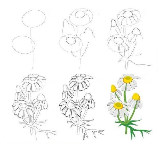 Idée fleur (1) dessin