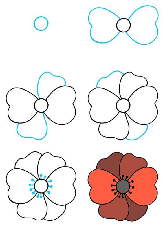 Idée fleur (10) dessin