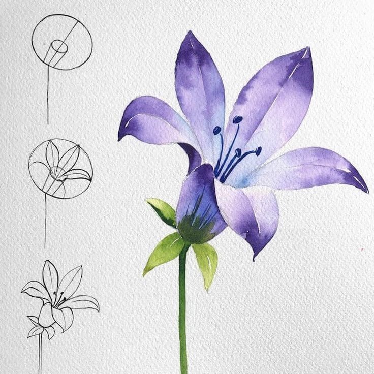 55 Facile Et Beau Id es De Dessin Fleur Comment Dessiner Fleur