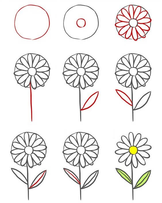 Idée fleur (30) dessin