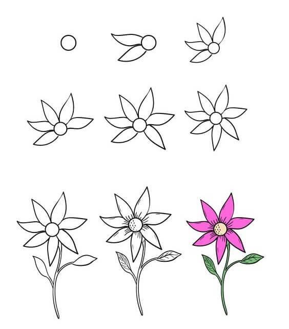 Idée fleur (36) dessin