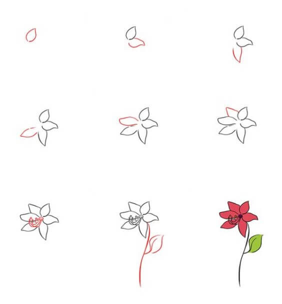 Idée fleur (4) dessin