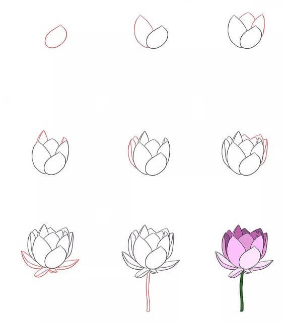 Idée fleur (5) dessin