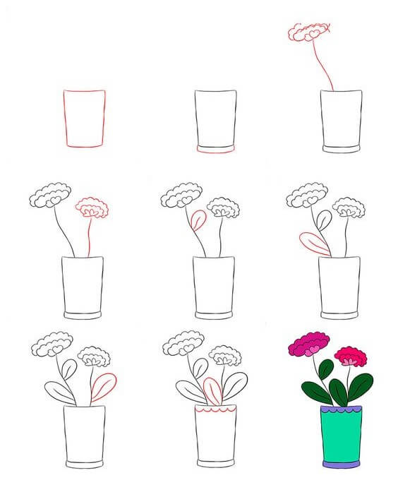 Idée fleur (9) dessin