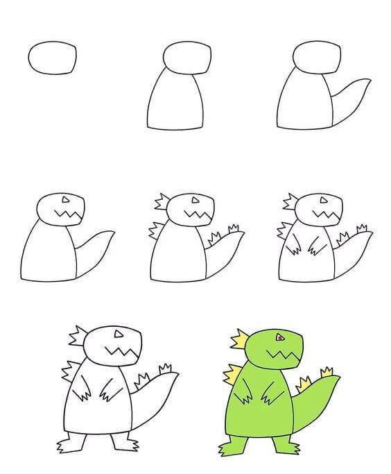 Idée Godzilla (2) dessin