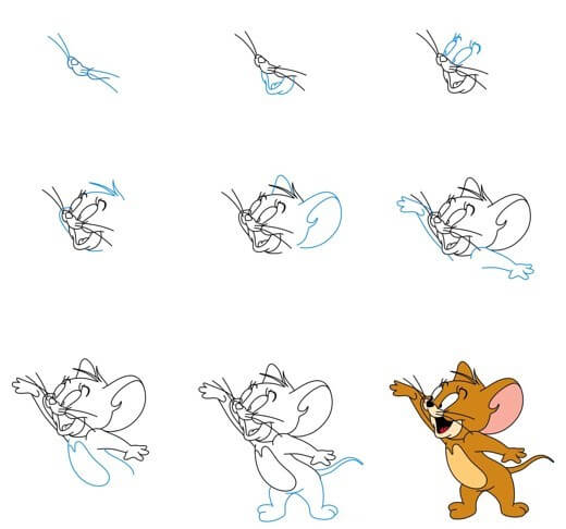 Idée Jerry souris (10) dessin